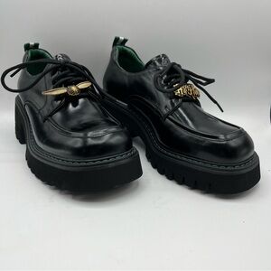 Newbella Harry Potter NWT Slytherin Lace Up Platform Loafer Size 6.5